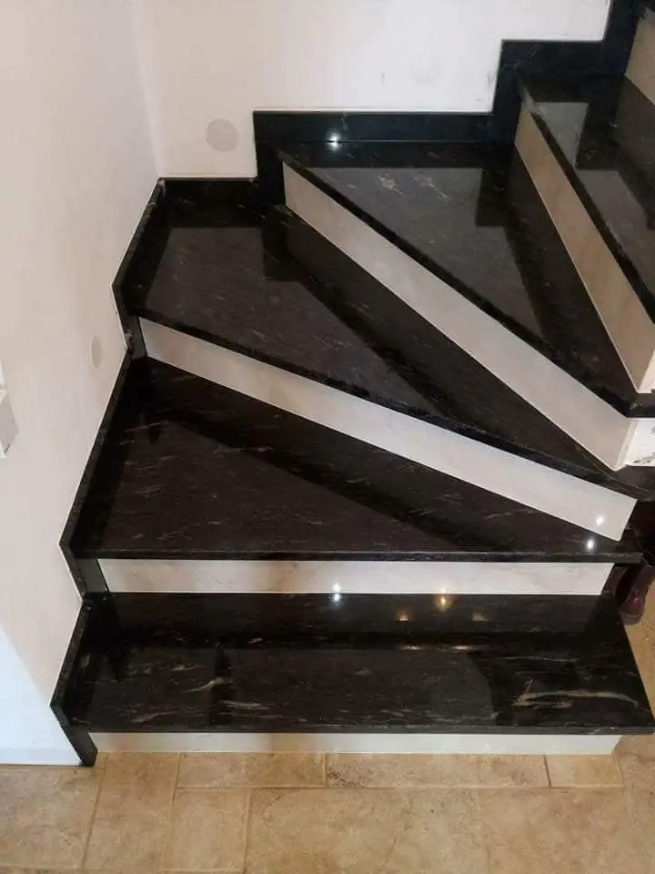 Mermer merdiven basamak ve denizlik uygulaması